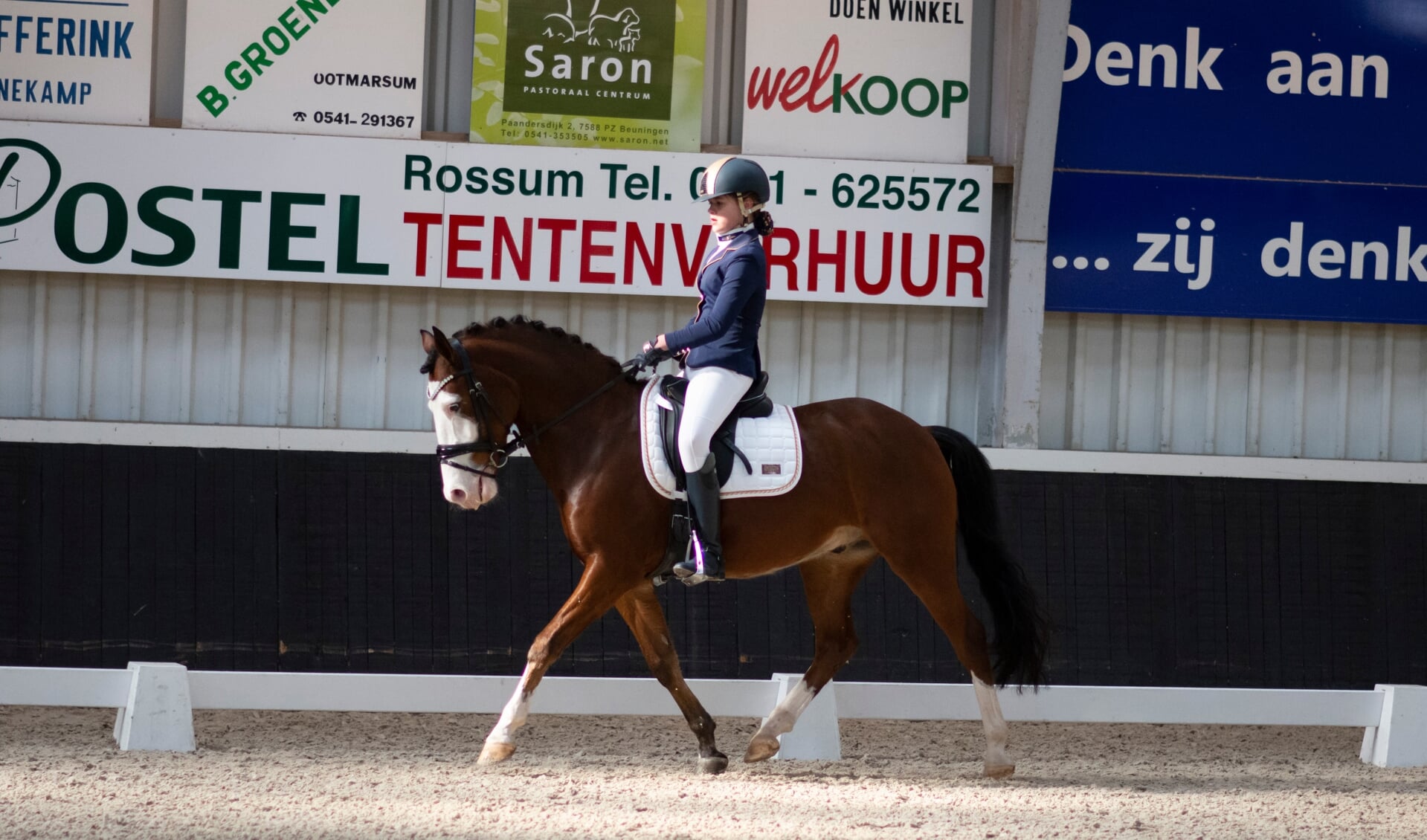 Annabel Conijn en Pol's Tunder brons op Overijsselse kampioenschappen klasse L2 cat. D/E