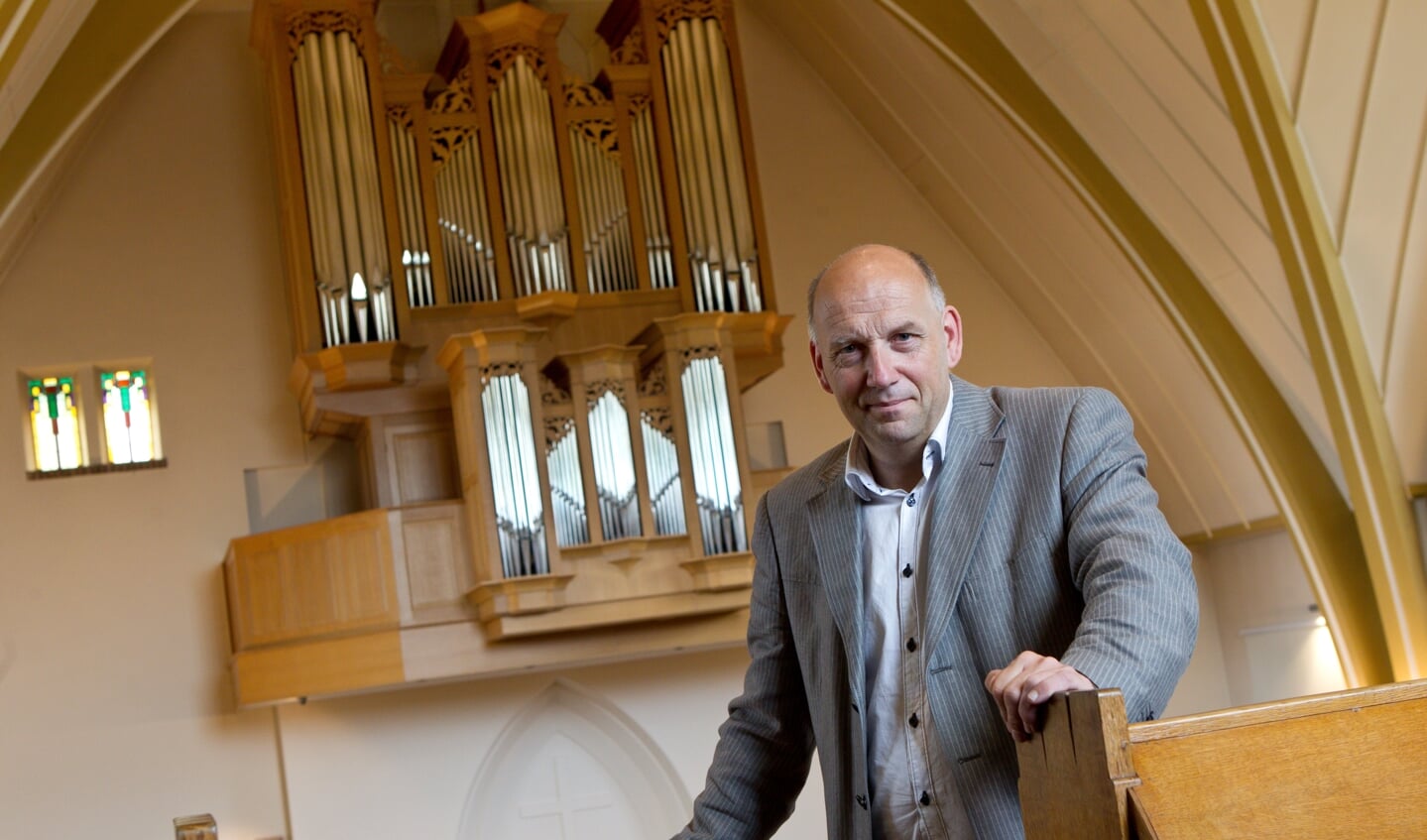 Evert van de Veen, organist van de gereformeerde kerk in Voorthuizen, maakte een cd met uitsluitend barokmuziek