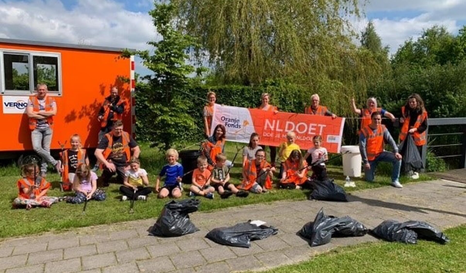 NL Doet actie 2021 in de wijk Kotermeerstal Zuid