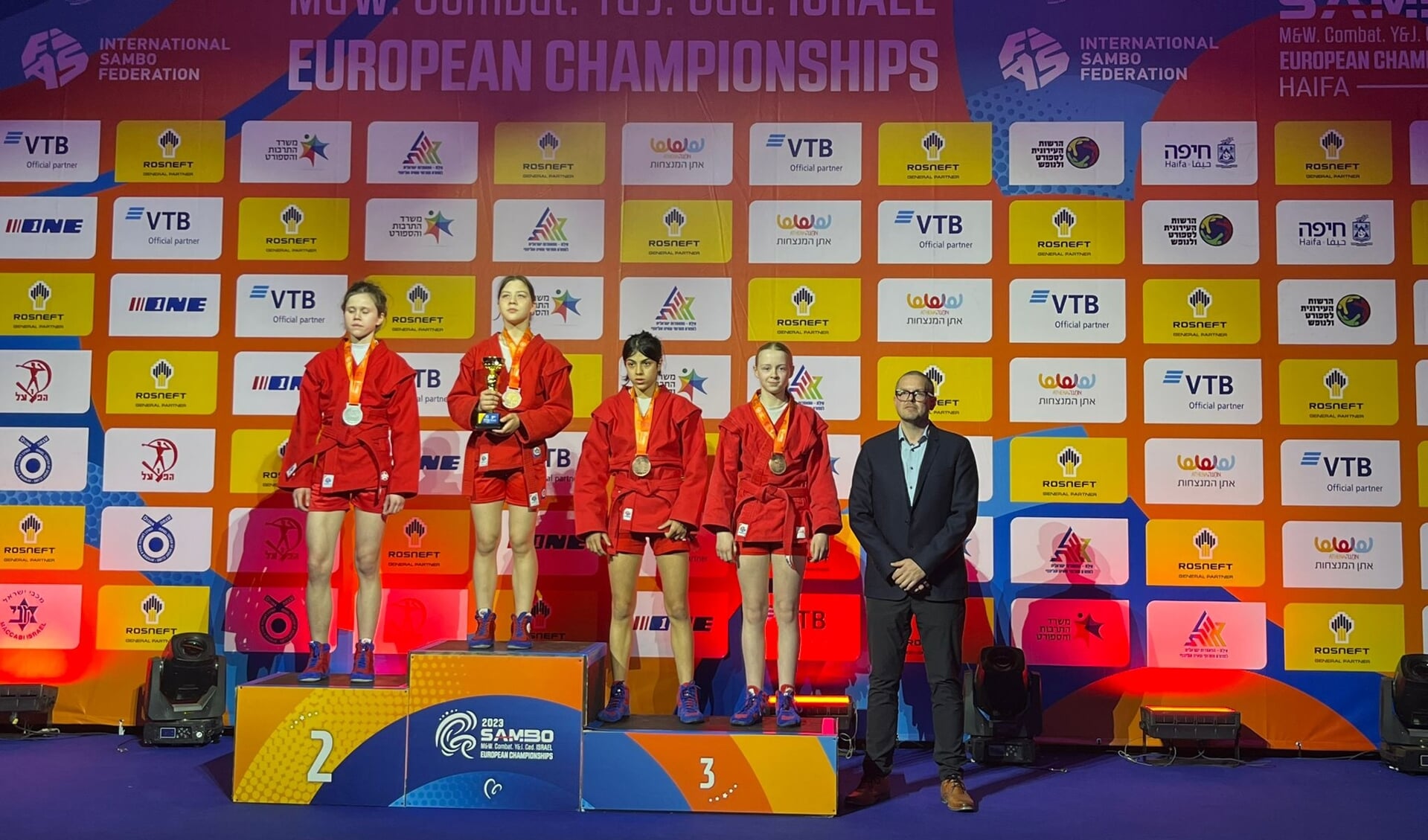 Bronzen medaille voor Yara tijdens het Europees Kampioenschap Sambo. 