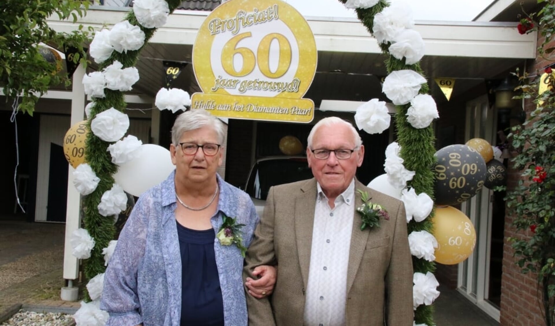 Jan Harm Spijkers en Fenna Spijkers-Meier delen al 60 jaar lief en leed. 