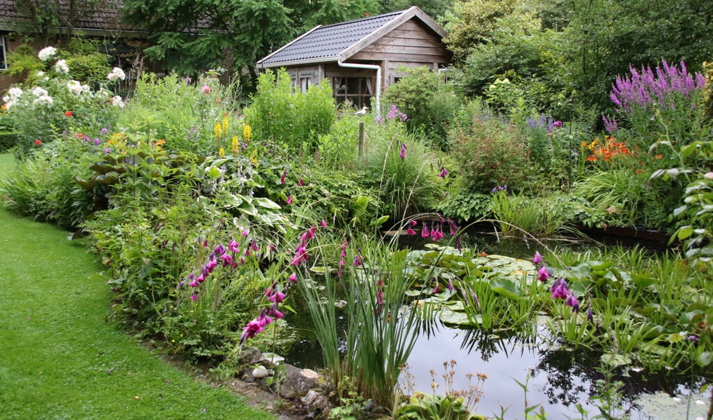 Jetske's Tuin aan de Posthoornweg 28 in De Krim. 