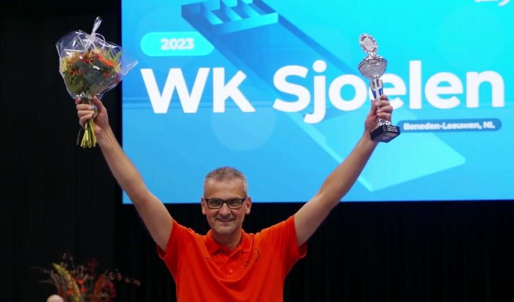Wim Kiwiet 2e plaats bij WK sjoelen