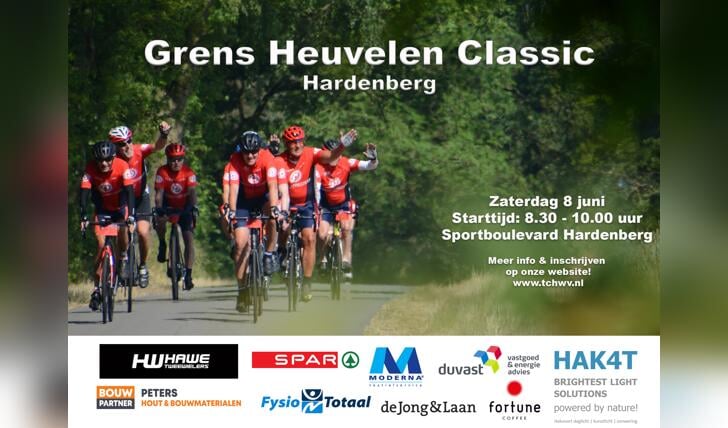 Grens Heuvelen Classic op 8 juni