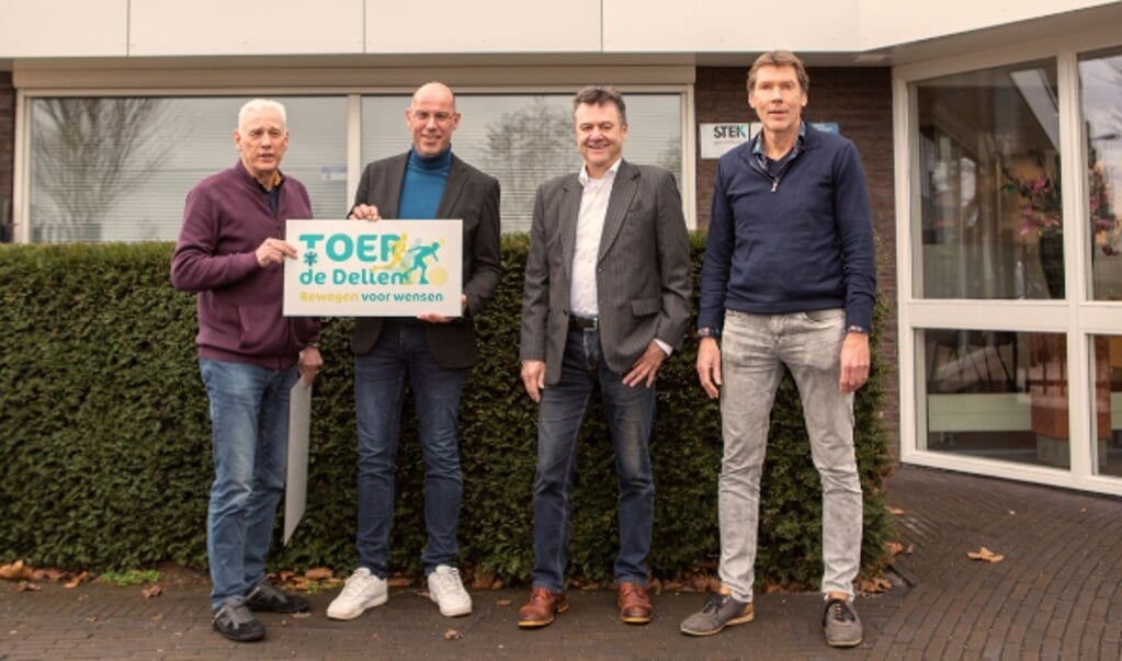 V.l.n.r. Johan Hut, Gerrit Kolkman, Jos Hermans en Anton Koning. (Foto: Marlien Smit)
