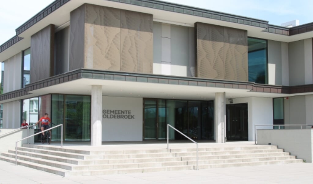 Het gemeentehuis in Oldebroek.