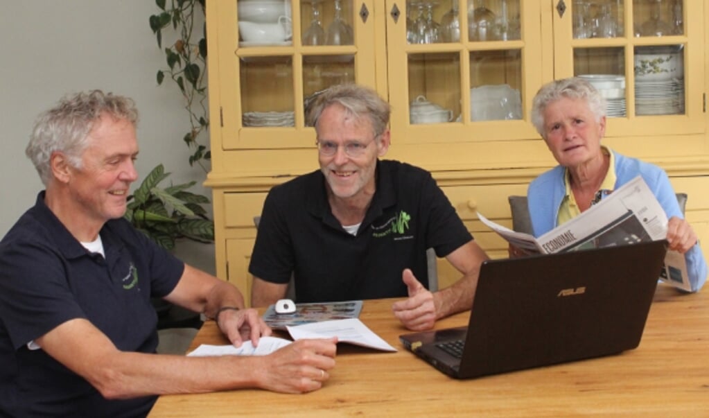  Johan Nieuwland, Michiel Werner en Alida Bosma. 