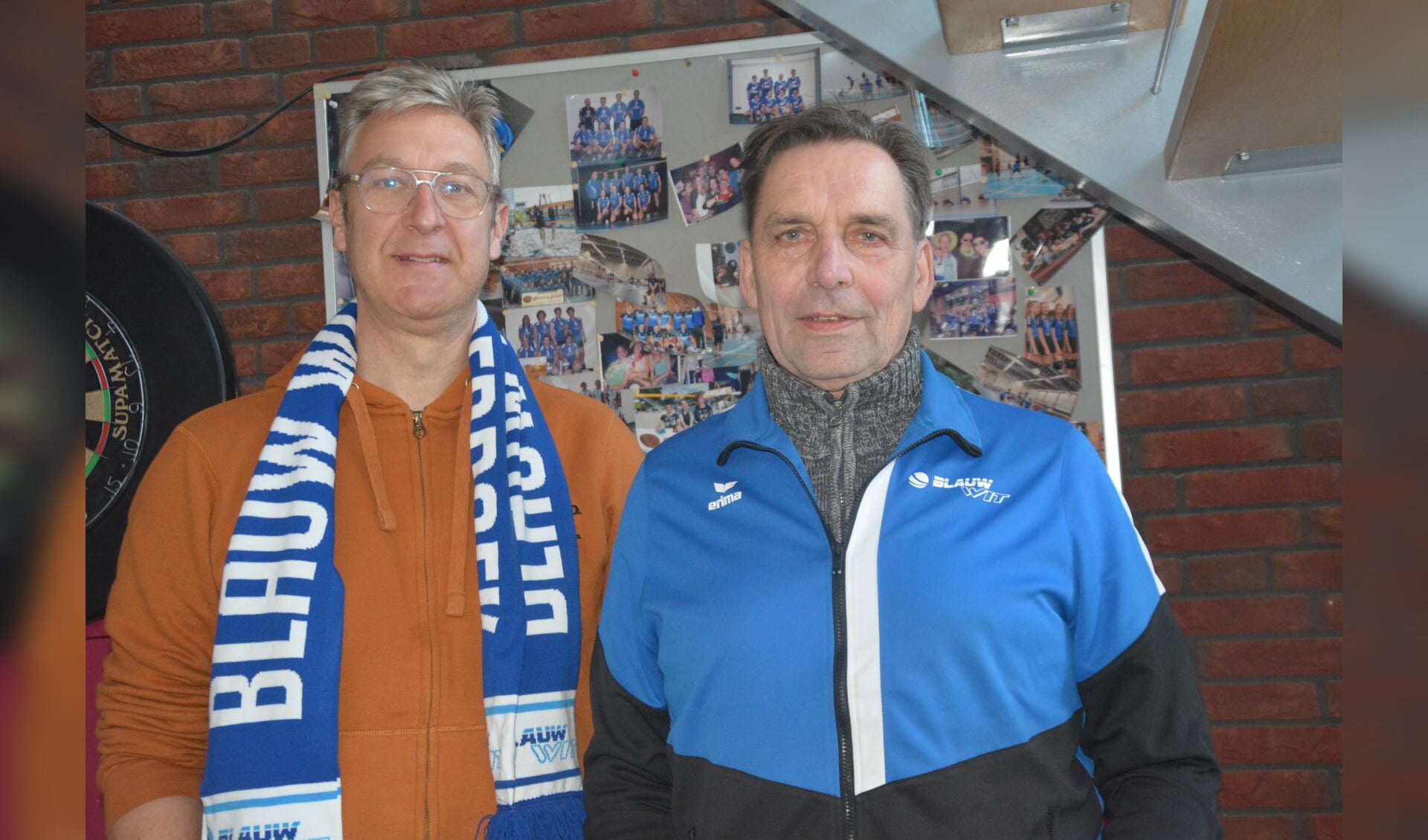  Links Dennis Veth en naast hem Peter Gaillard. (foto Dick van der Veen) 