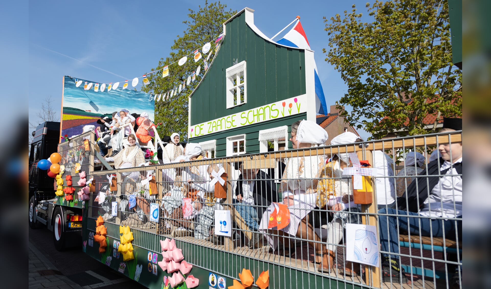 Deelnemer tijdens de allegorische optocht