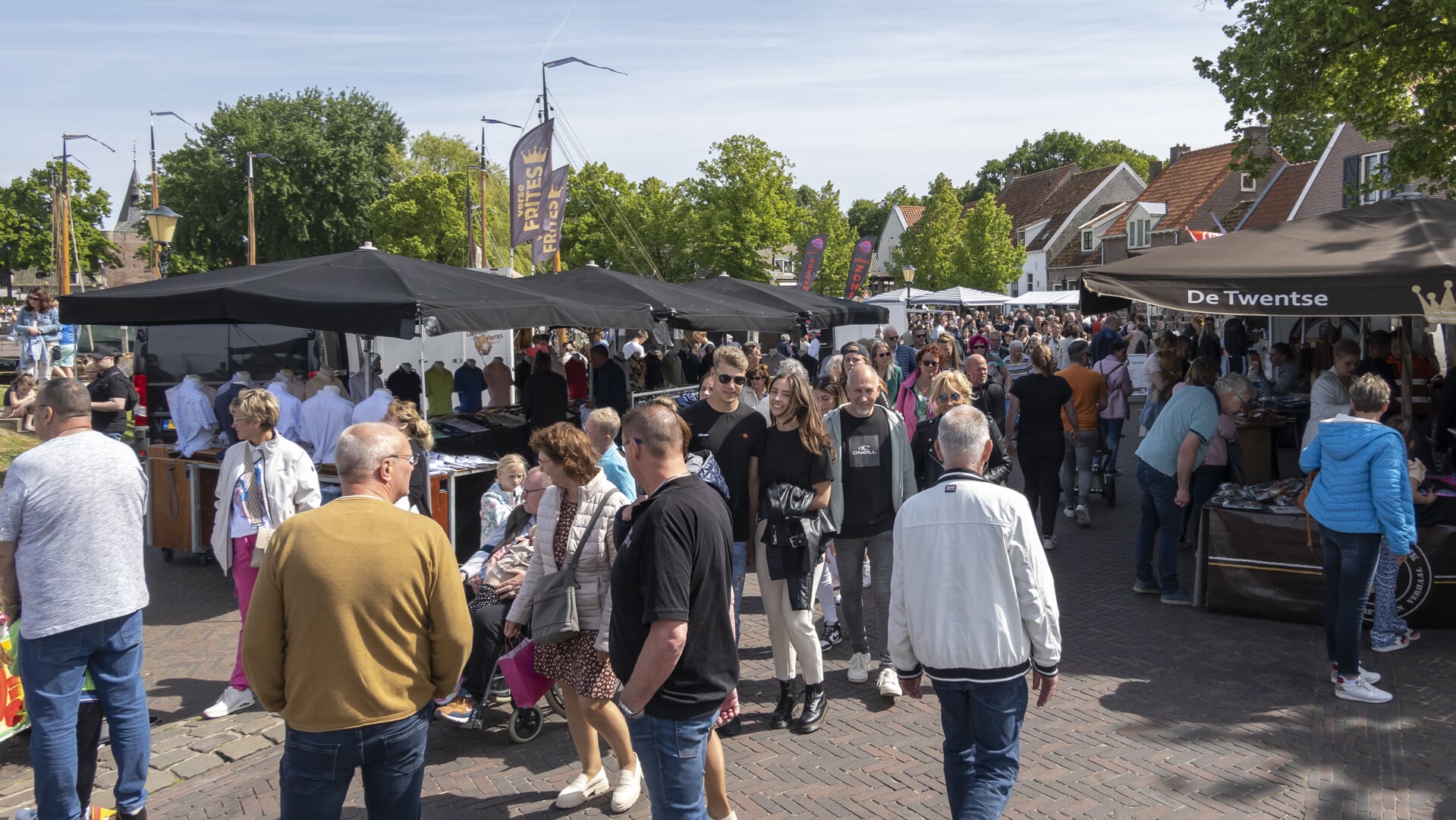 Een eerdere Pinkstermarkt. 