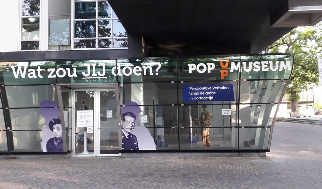Museum Collectie Brands in Nieuw-Dordrecht opende recent in het centrum van Emmen een pop-upmuseum over oorlogsverhalen in de grensregio. 