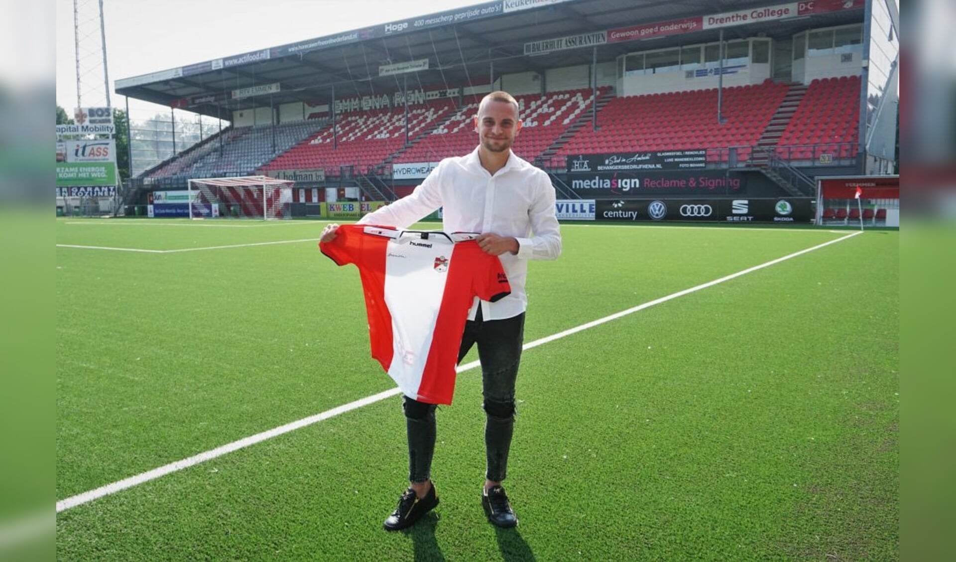 Denis Granecny gaat voor FC Emmen spelen (foto FC Emmen).