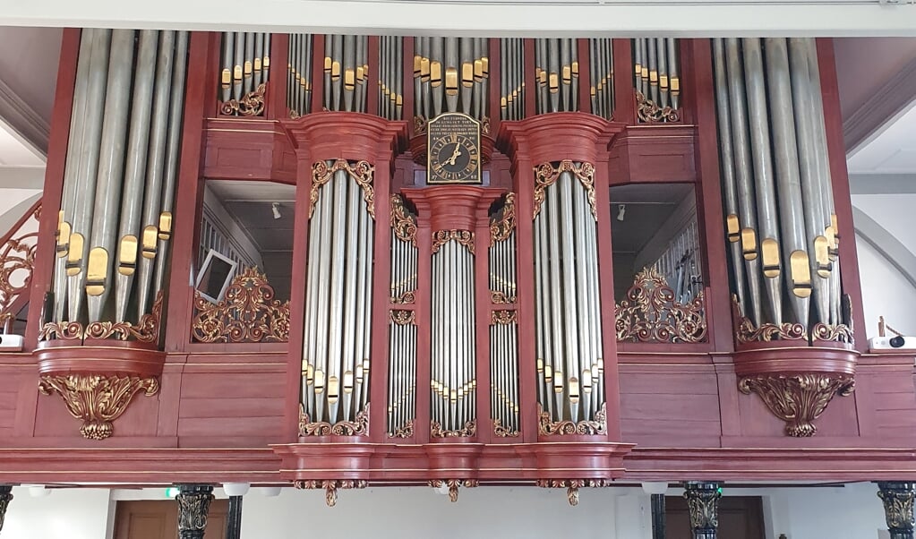 Het orgel van de Grote Kerk in Veendam.