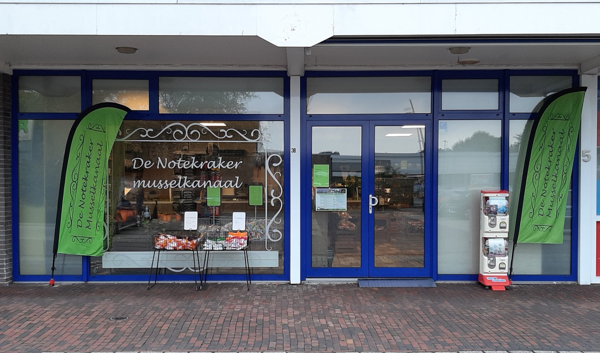 De Notekraker is sinds een maand gevestigd aan de Dirk de Ruiterstraat 3B. (eigen foto)