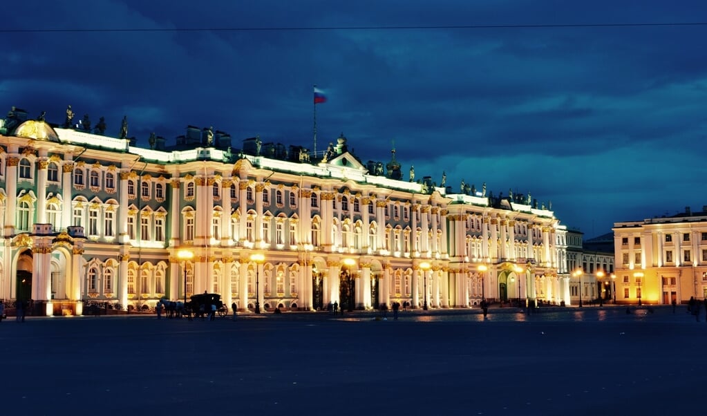  De Hermitage in Rusland. 