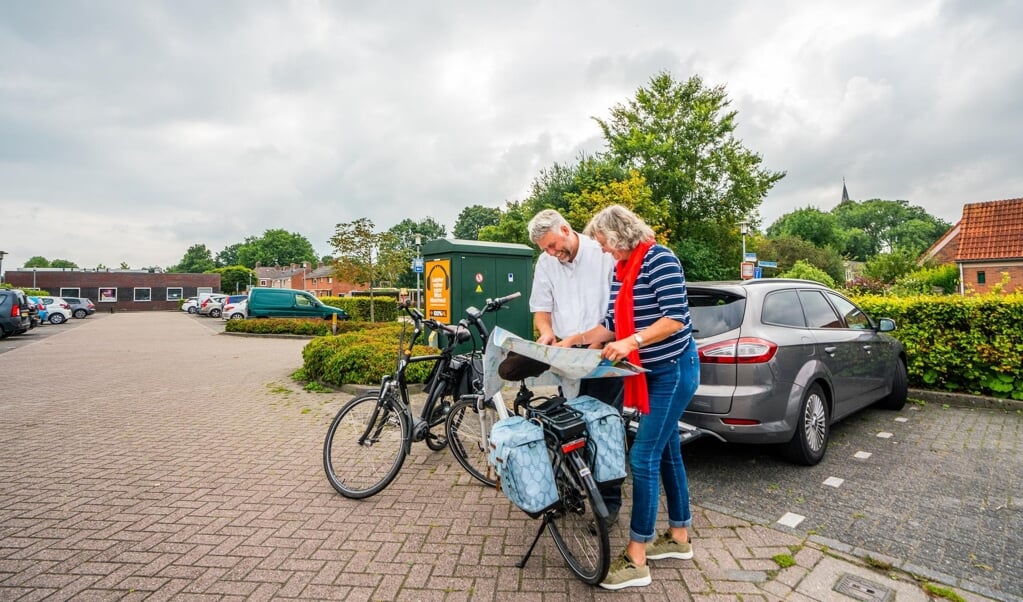 De hubs in Groningen zijn een ideaal beginpunt van een fietsroute. (foto Provincie Groningen)