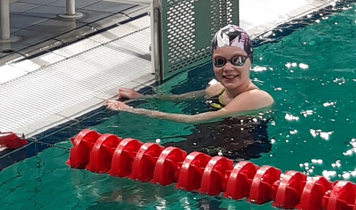 Zwemtalent Marjolie Spelde