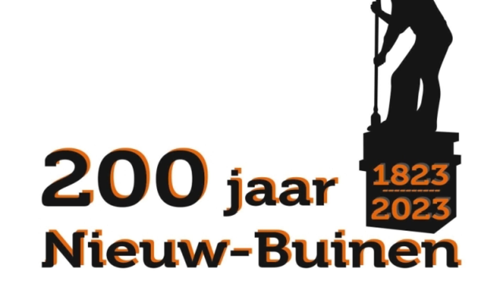 Nieuw-Buinen wil het 200-jarig bestaan in 2023 groots gaan vieren. (logo: Dennis Middeljans)