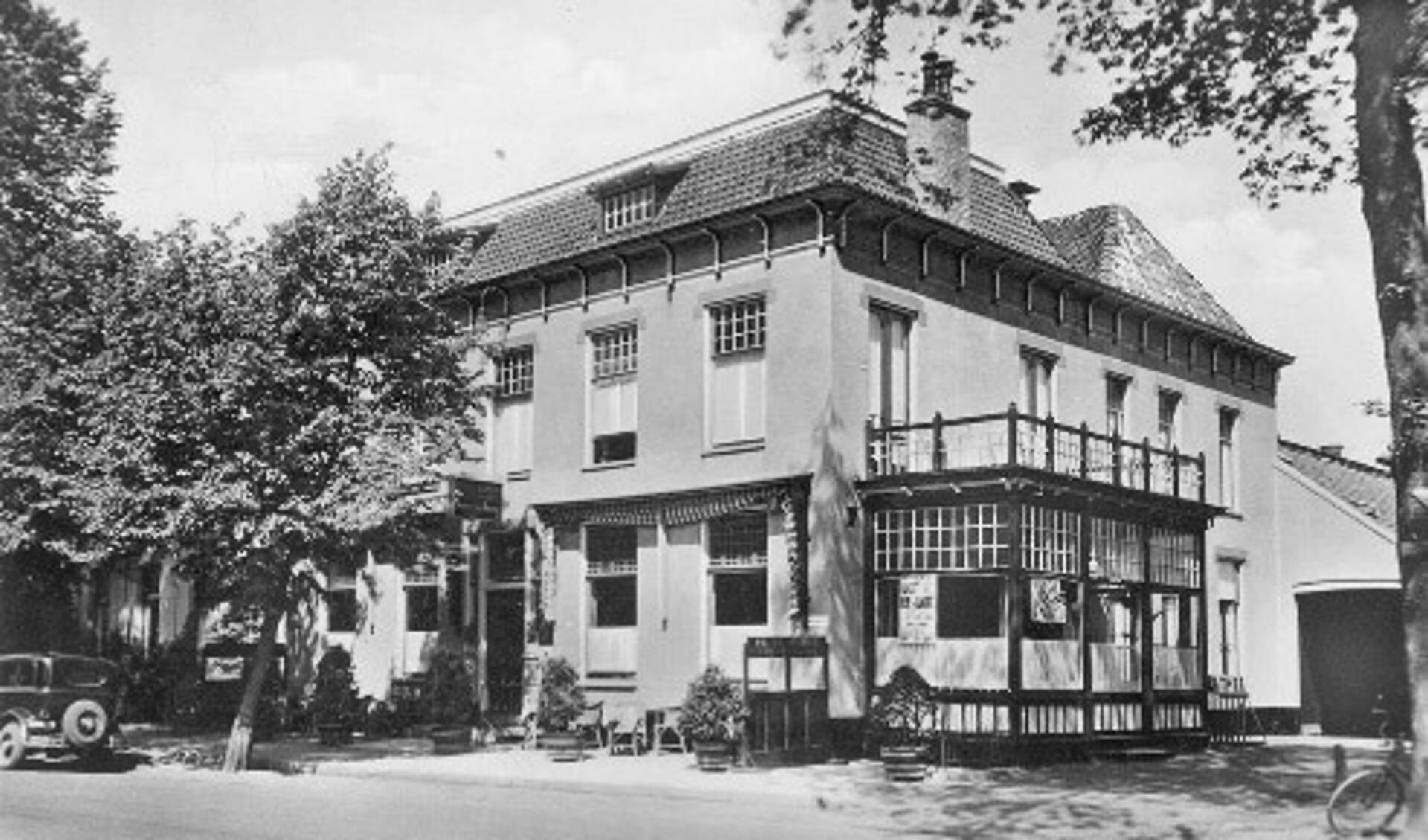 Hotel Faber aan het begin van de vorige eeuw.