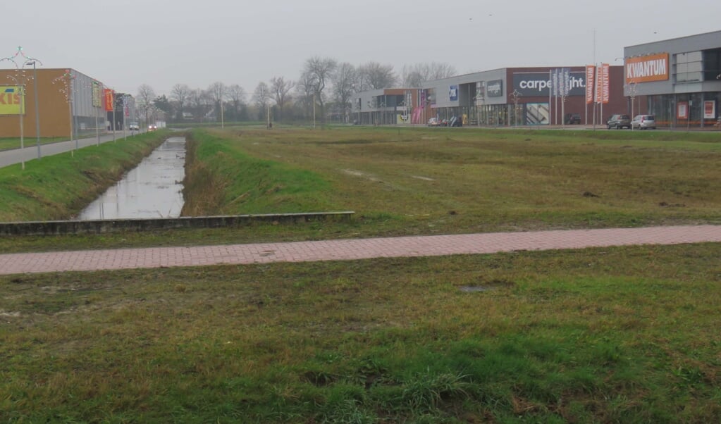 Winkelpark Hoogezand: nog veel braakliggende grond, maar geen andere branches dan de oorspronkelijk geplande.