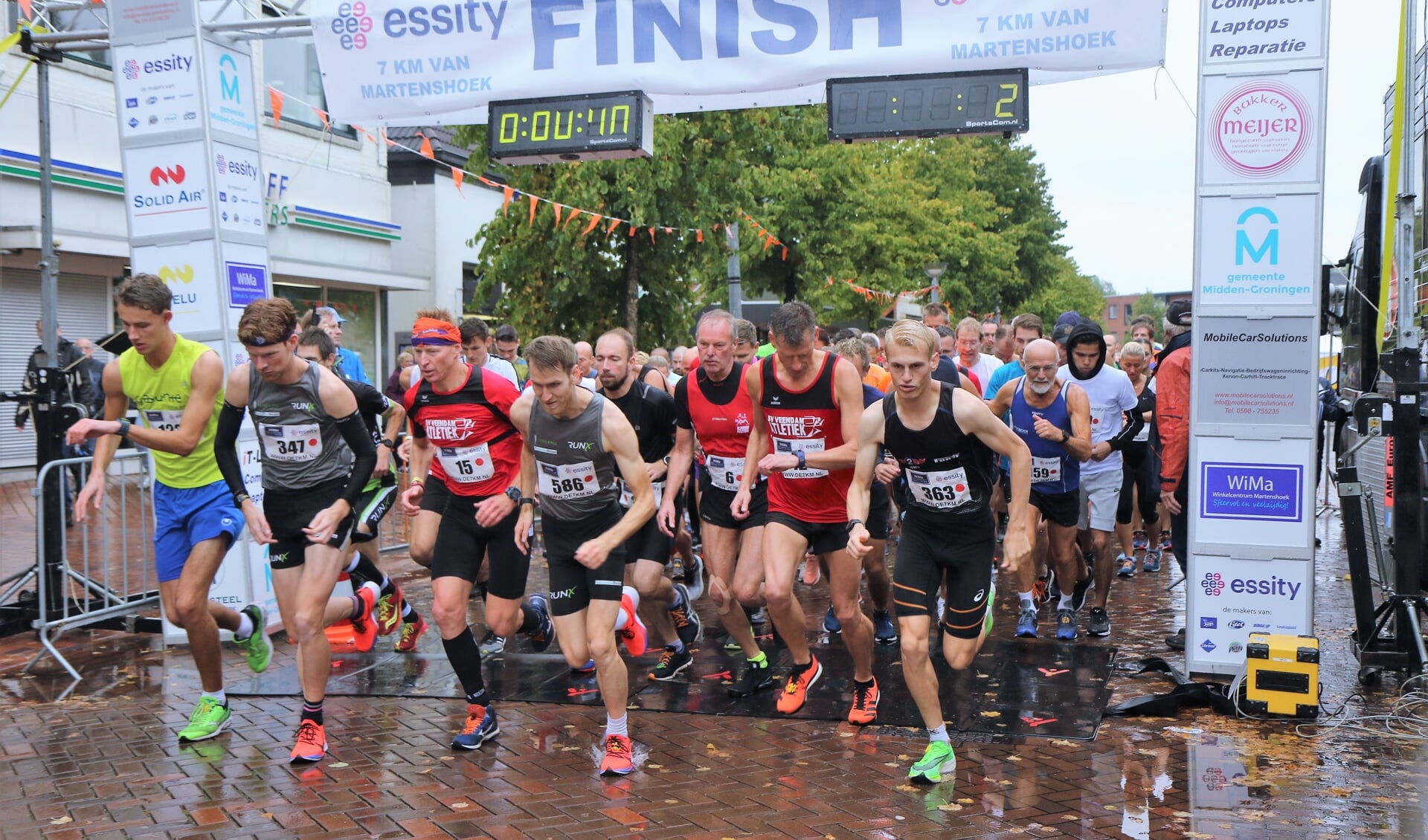 De start van de meest recente editie van de 7KM van Martenshoek, die van 2019. (foto https://de7km.nl)