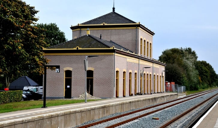 Het gebouw van het Noord-Nederlands Trein & Tram Museum in Zuidbroek.