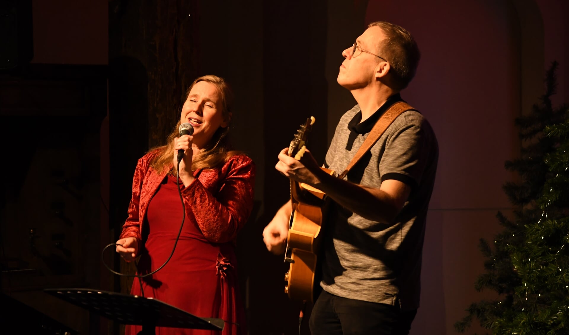Duo Funny Valentine treedt zaterdagavond op in Odeon Cultuurhuis in Tweede Exloërmond. (foto: Marjan Louwes)