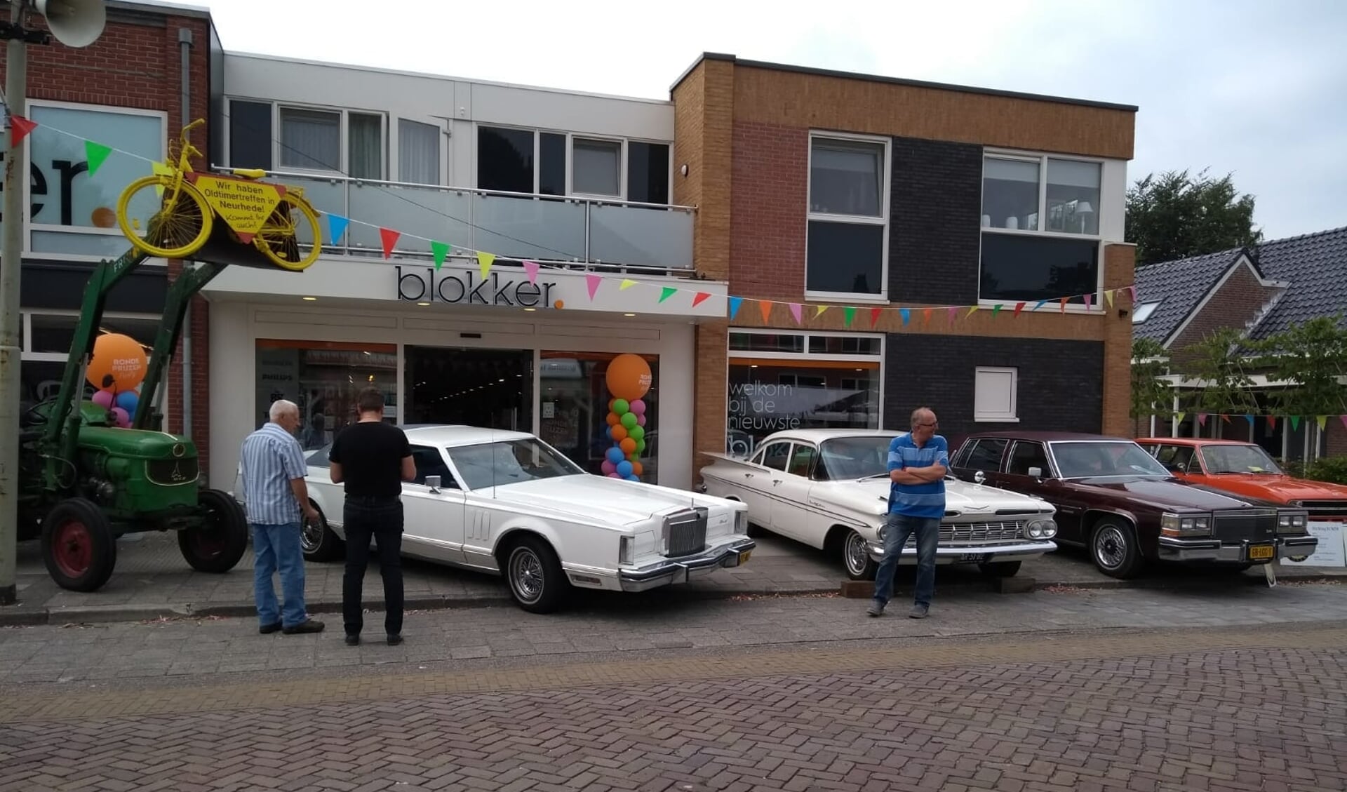 Op 14 augustus wordt bij Blokker Vlagtwedde een oldtimerdag gehouden. (eigen foto) 