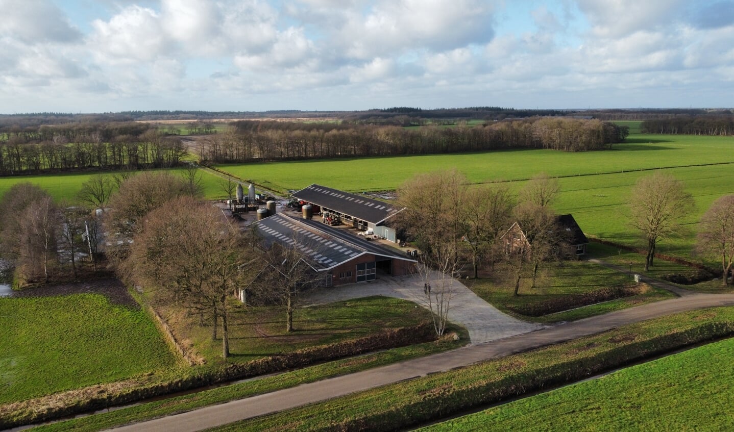 Het bedrijf van de familie Zeldenrijk: ,,De kavelruil in Boermarke Zeijen is goed op orde, hierdoor liggen de landerijen dicht bij de boerenbedrijven.