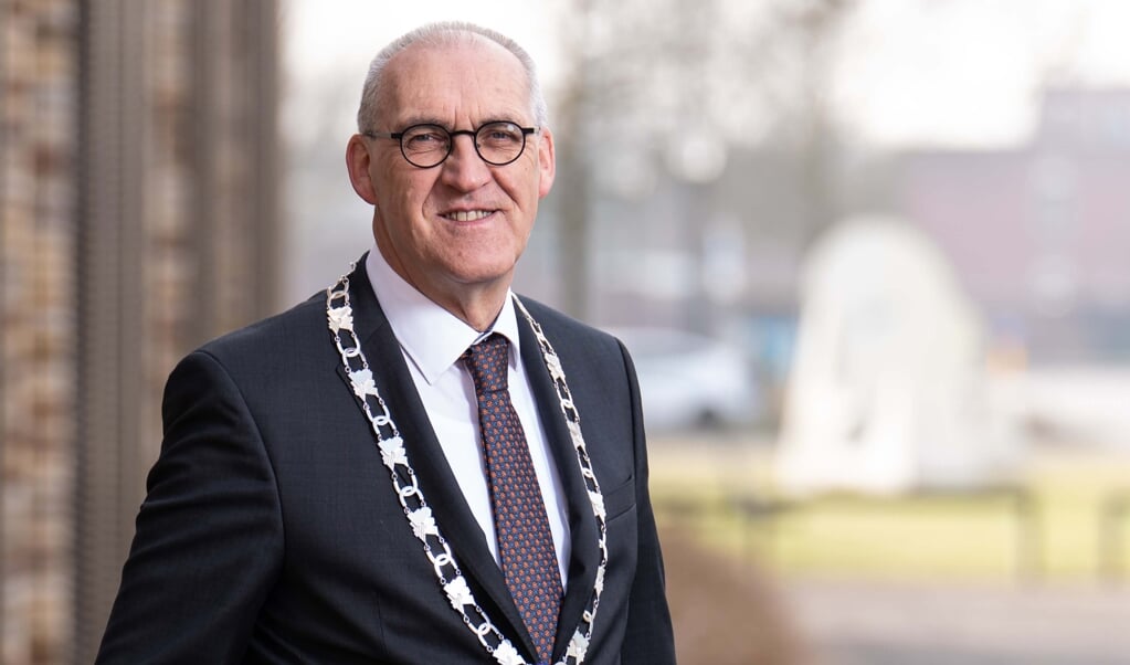 Burgemeester Adriaan Hoogendoorn.