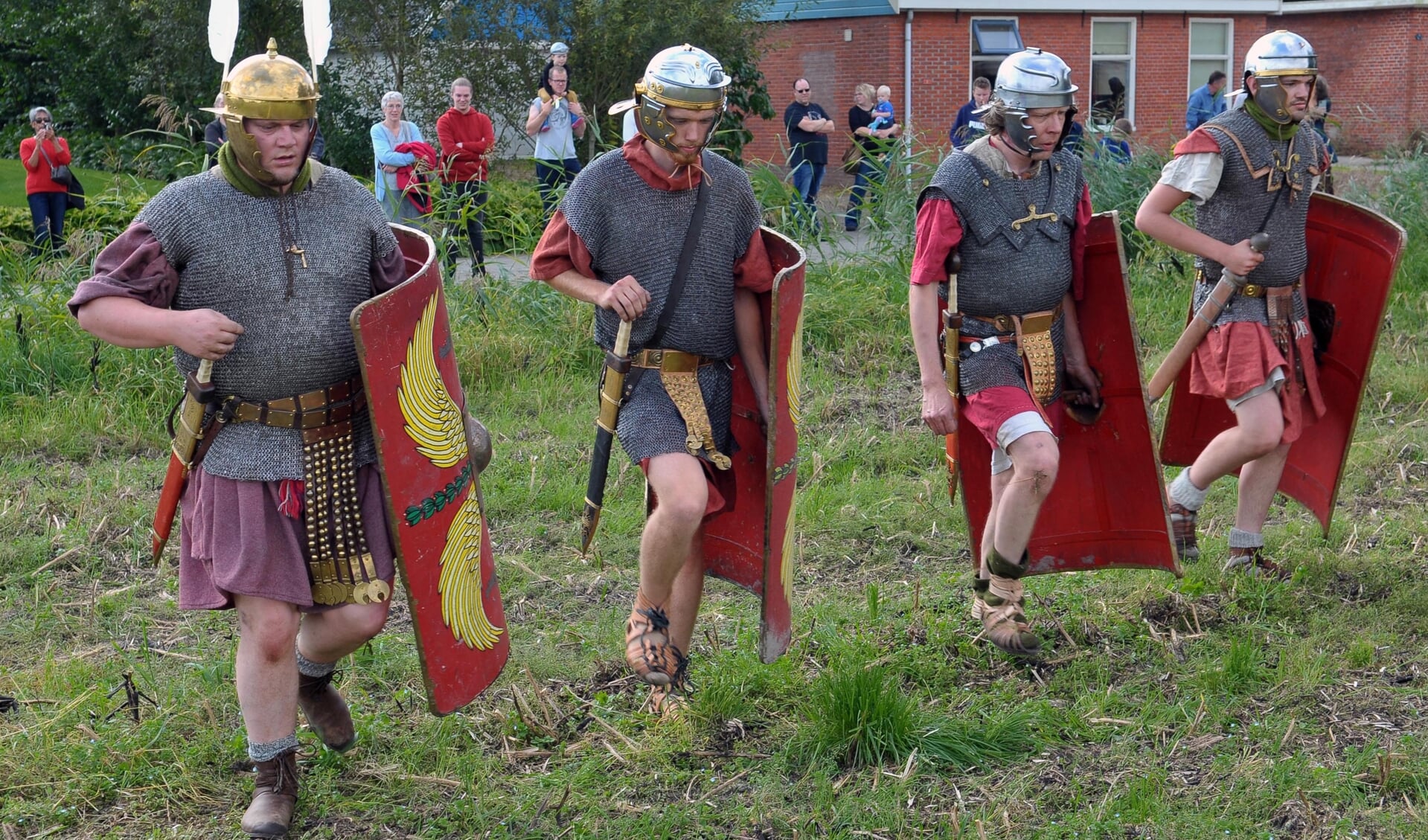Romeinse soldaten in Den Andel.
