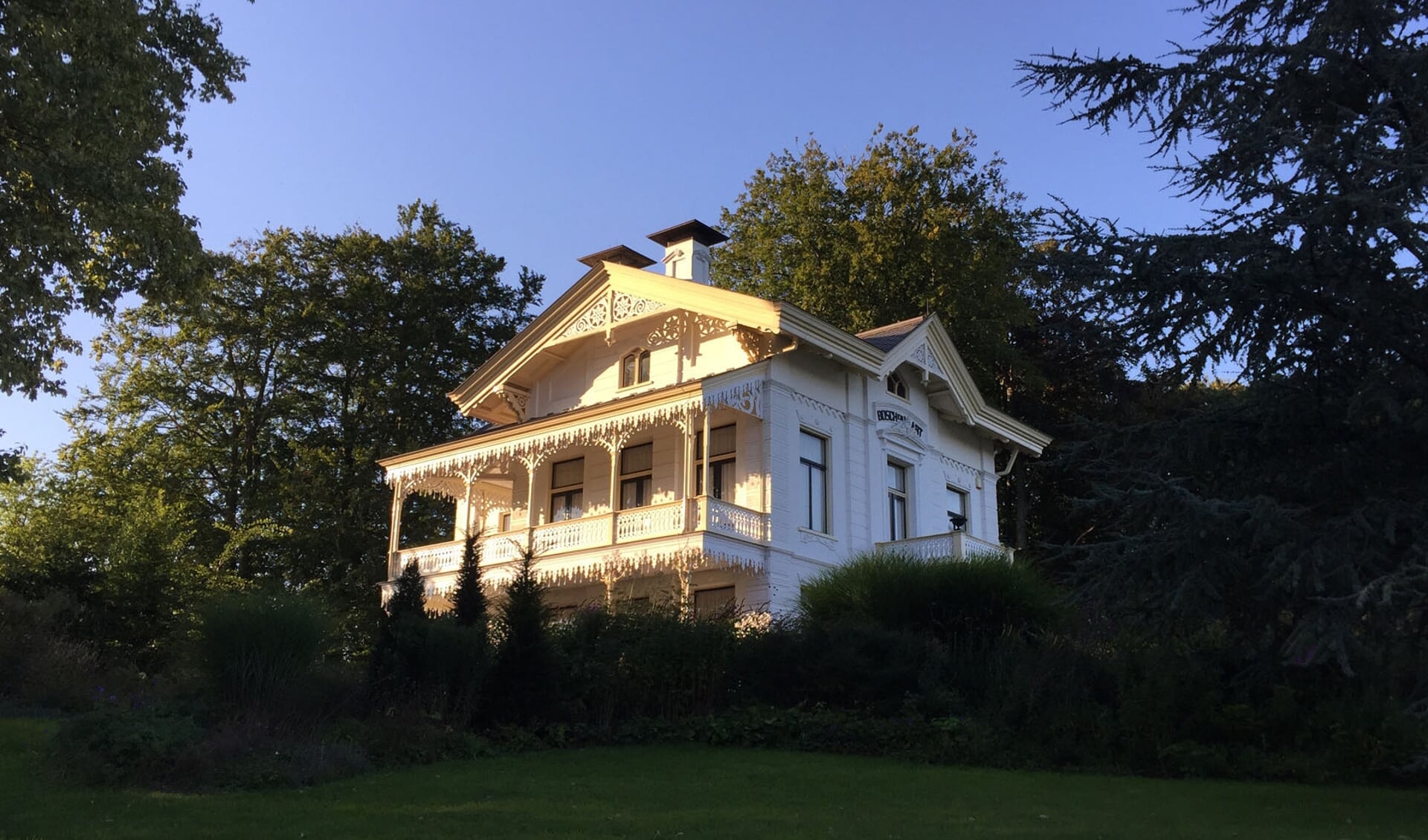 De villa op landgoed Bosch en Vaart. (foto www.landgoedboschenvaart.nl)