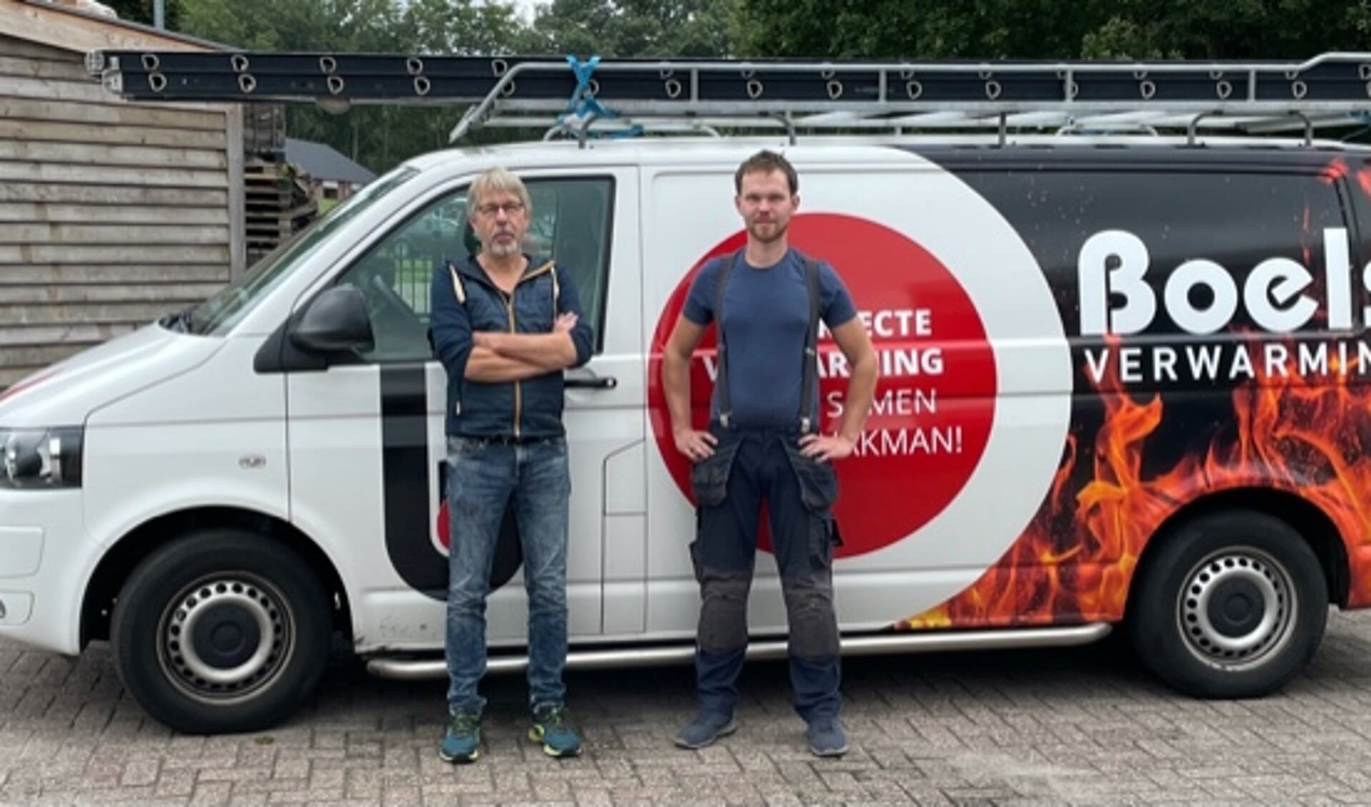 Dirk en Thijs Boels runnen nu samen het familiebedrijf. (eigen foto) 