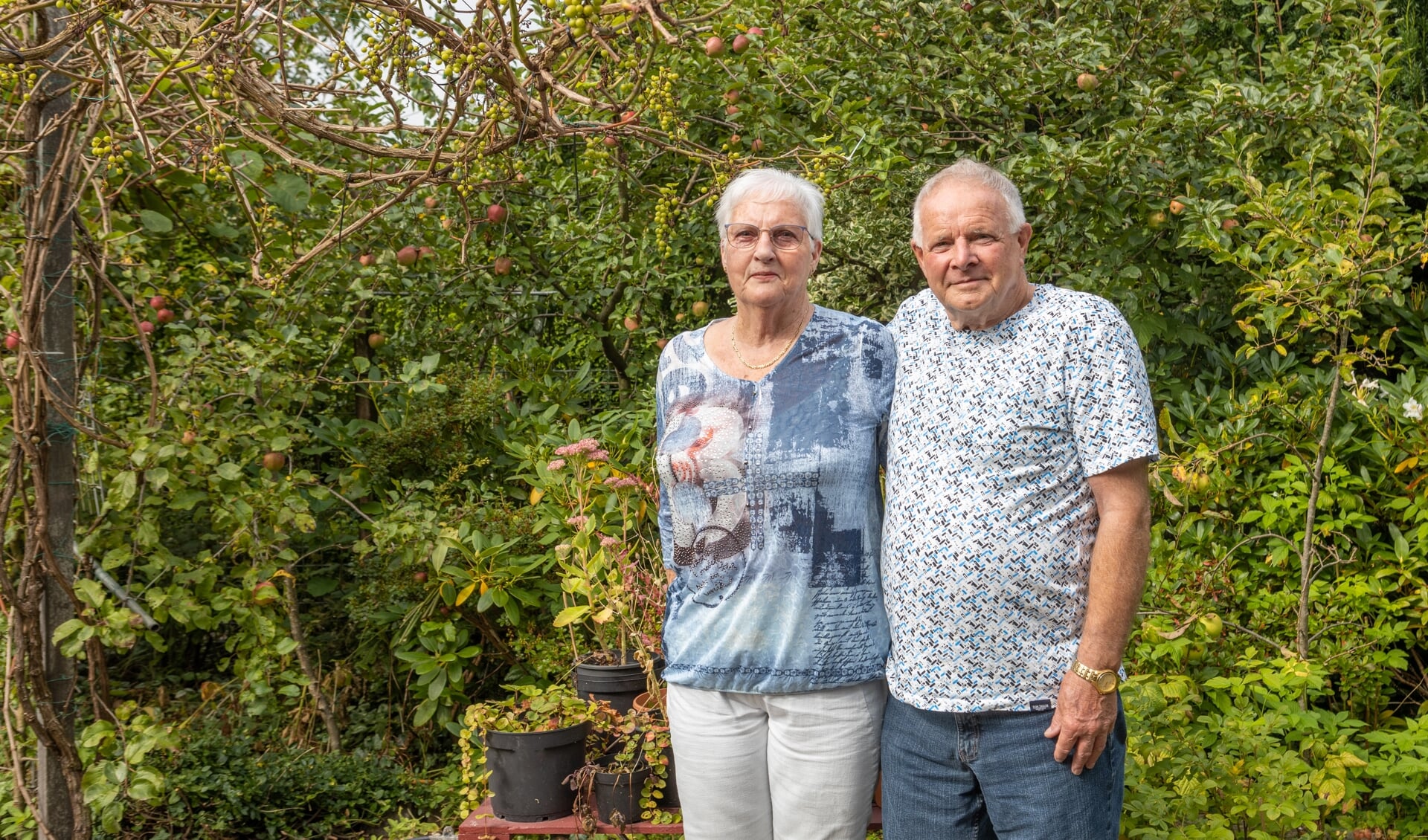 Sievert en Mennie Boekhold vieren dat ze al 60 jaar getrouwd zijn. (foto: André Dümmer)