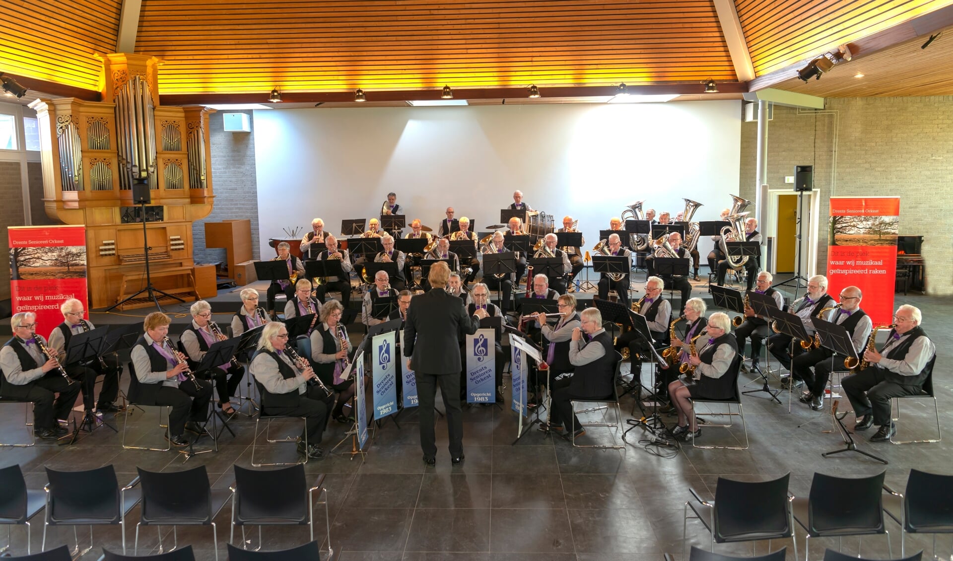 Het Drents Senioren Orkest (foto Erik Buist).