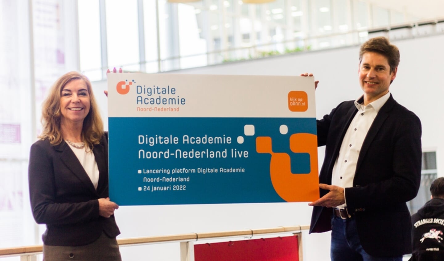 De lancering van de Digitale Academie Noord-Nederland. (foto Provincie Groningen)