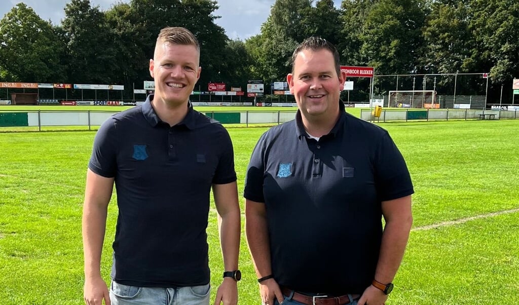 Trainer Jos de Vrieze en assistent Colin Steenge van Wildervank