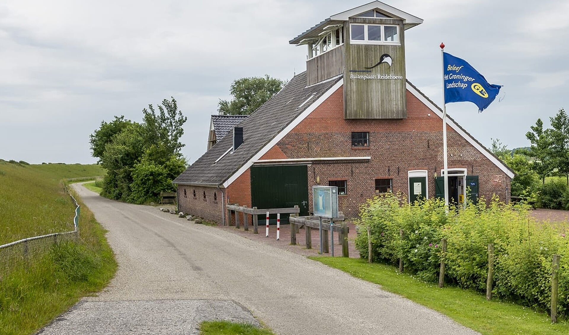 Bezoekerscentrum Dollard in Termunten is het verzamelpunt voor de wandelaars (foto Het Groninger Landschap).