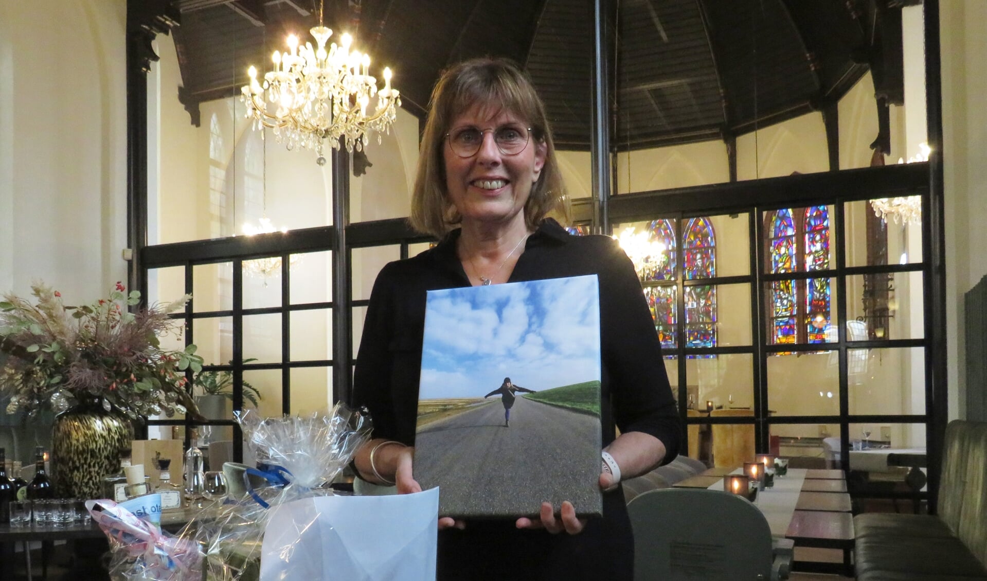 Thea Kerstholt uit Wehe-den Hoorn met haar winnende foto.