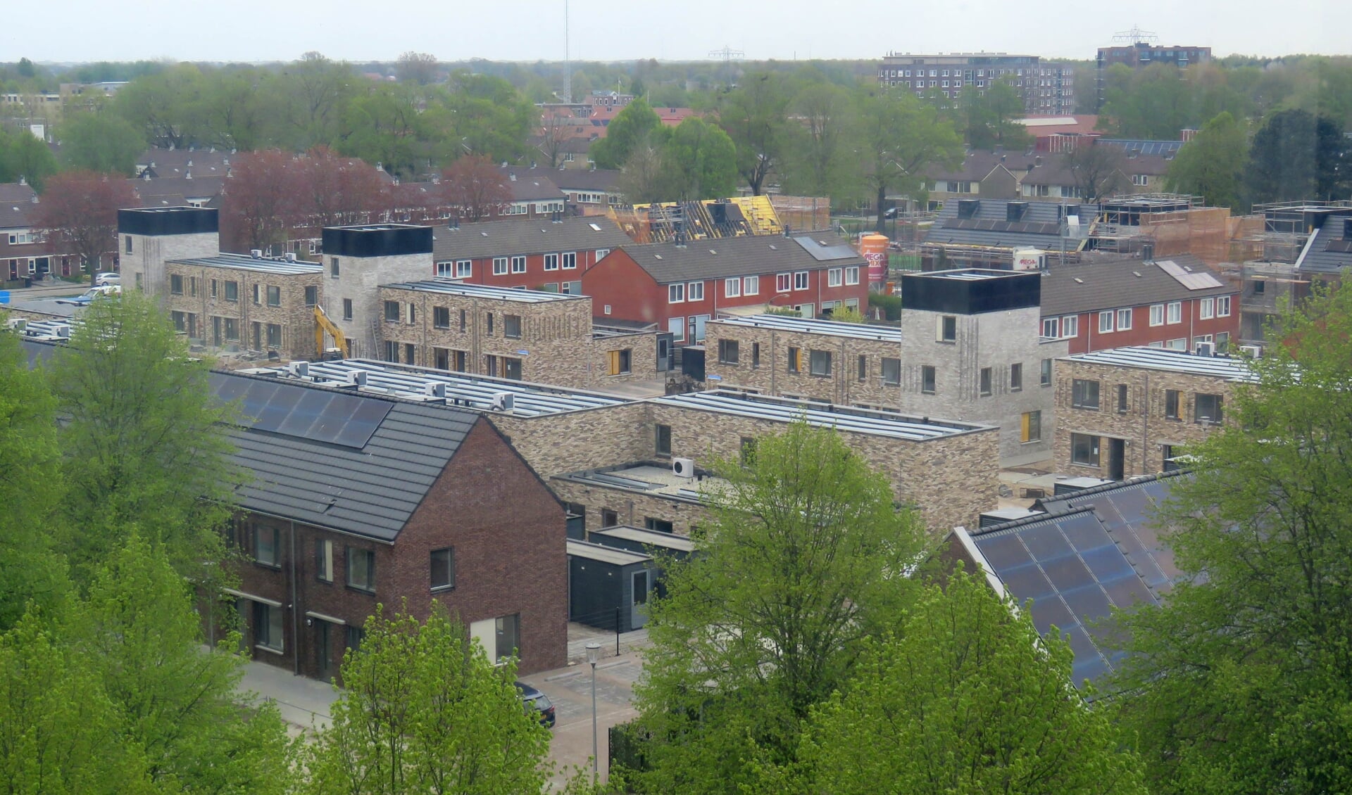 De wijk Gorecht-West, die voor een derde deel wordt geherstructureerd met veel gevarieerde nieuwbouw. 