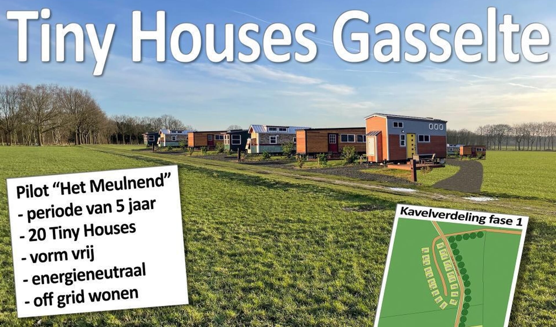 Uitgifte Kavels Voor Tiny Houses Gasselte Van Start