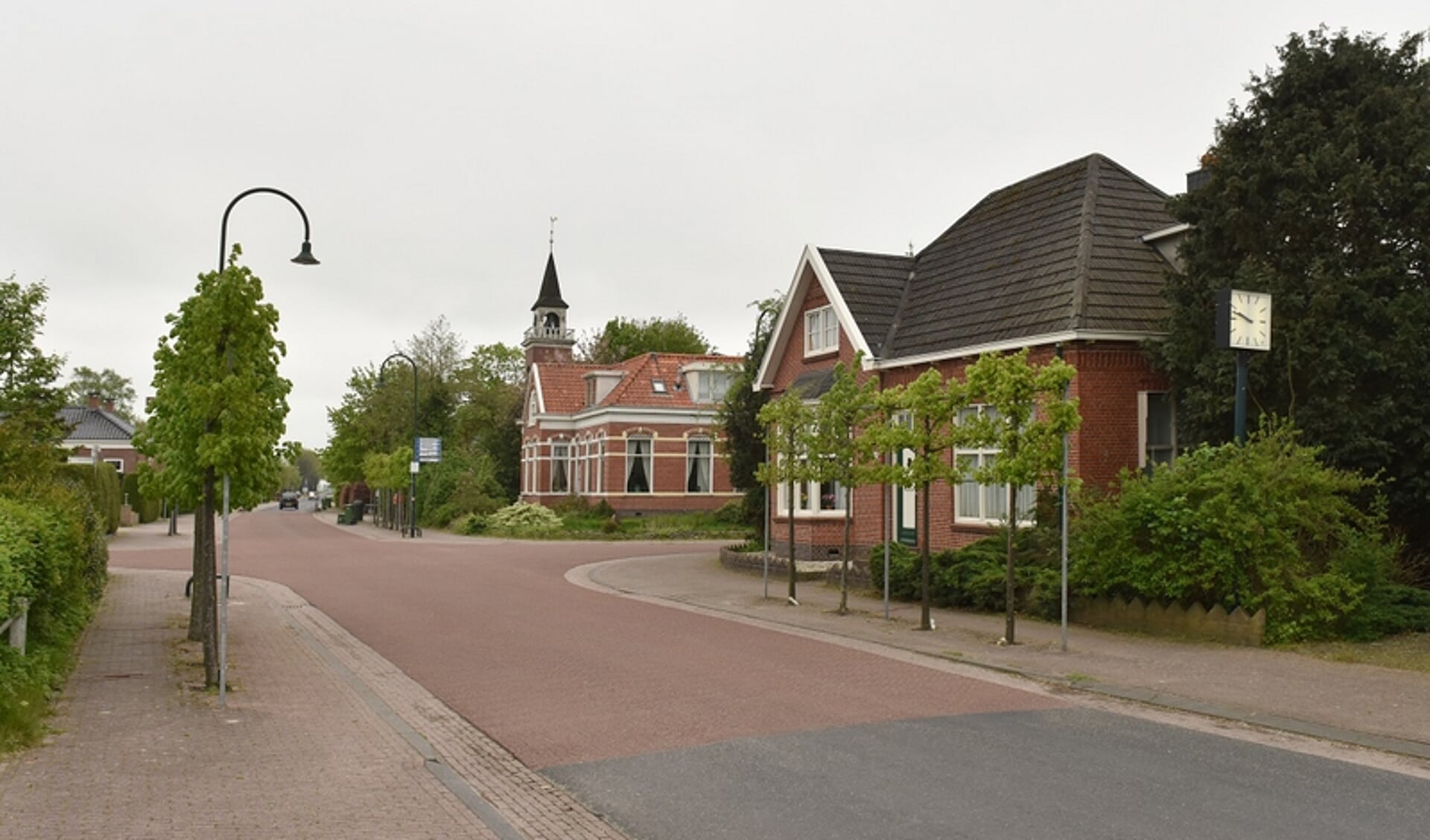 Het dorpsgezicht van Overschild. (foto Provincie Groningen)