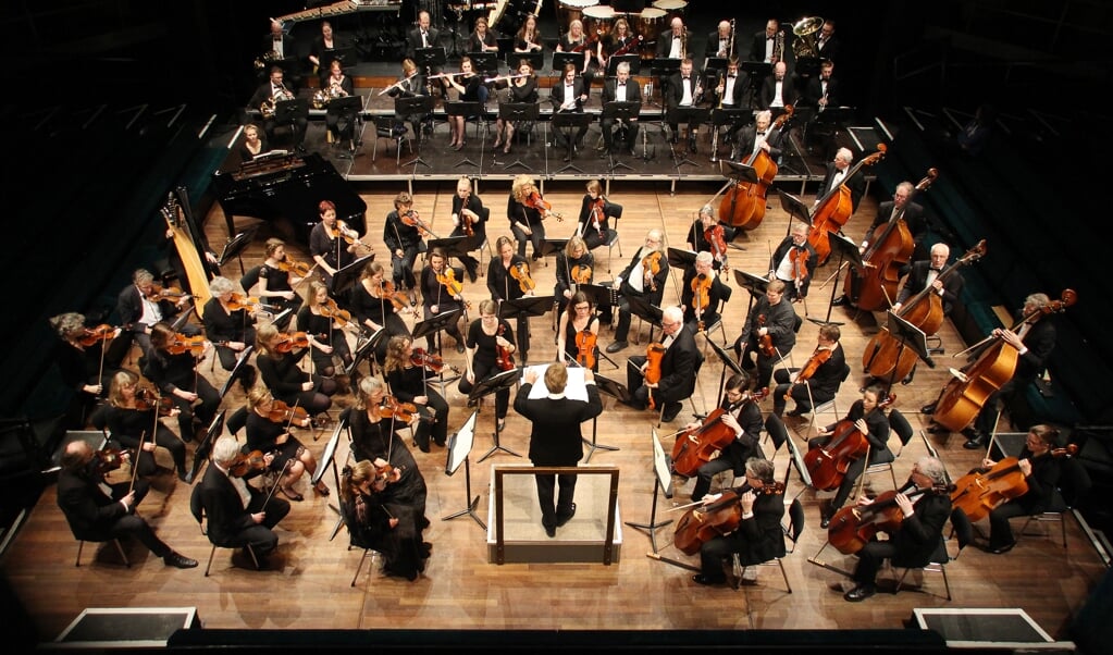 Het Veenkoloniaal Symfonie Orkest is op zoek naar nieuwe muzikanten en houdt daarom audities. (foto: Henk Drenth)