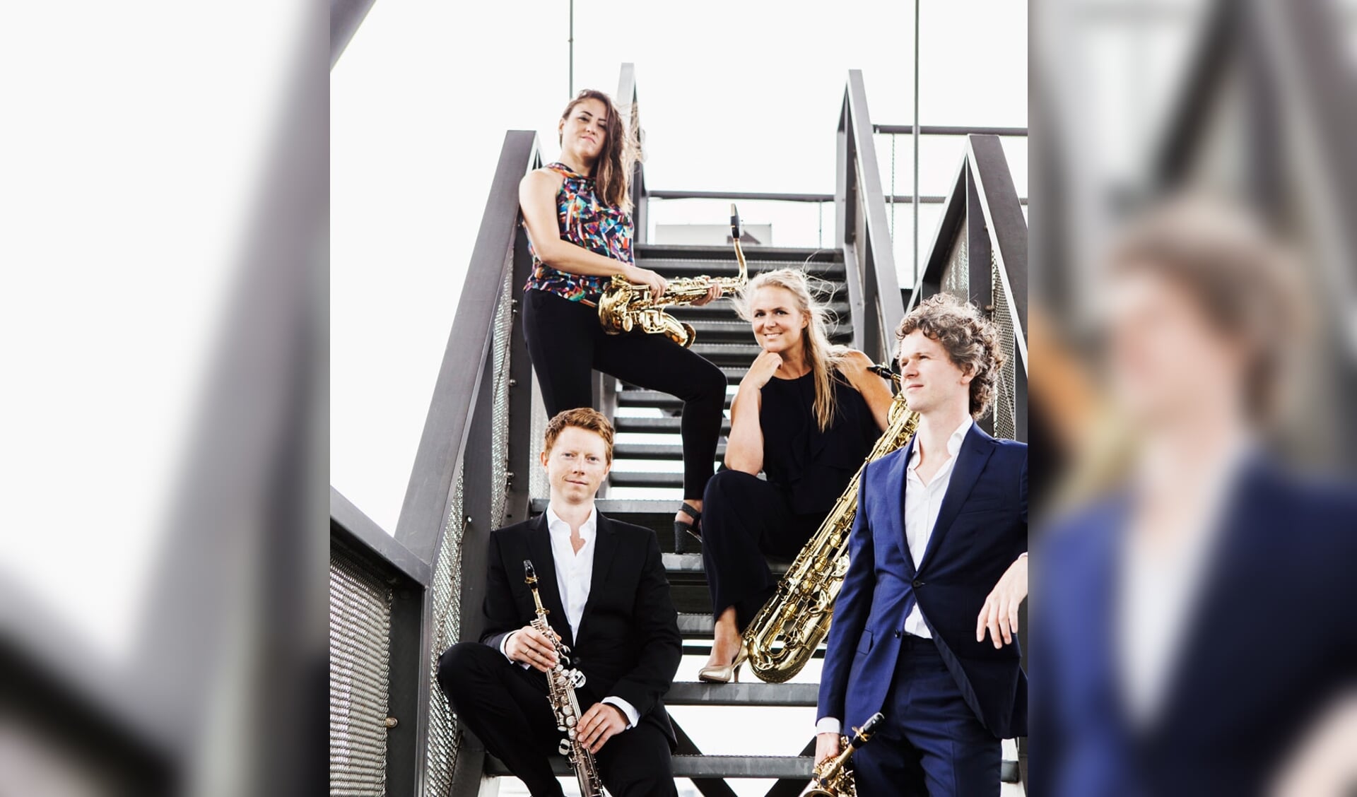Het Berlage Saxophone Quartet.