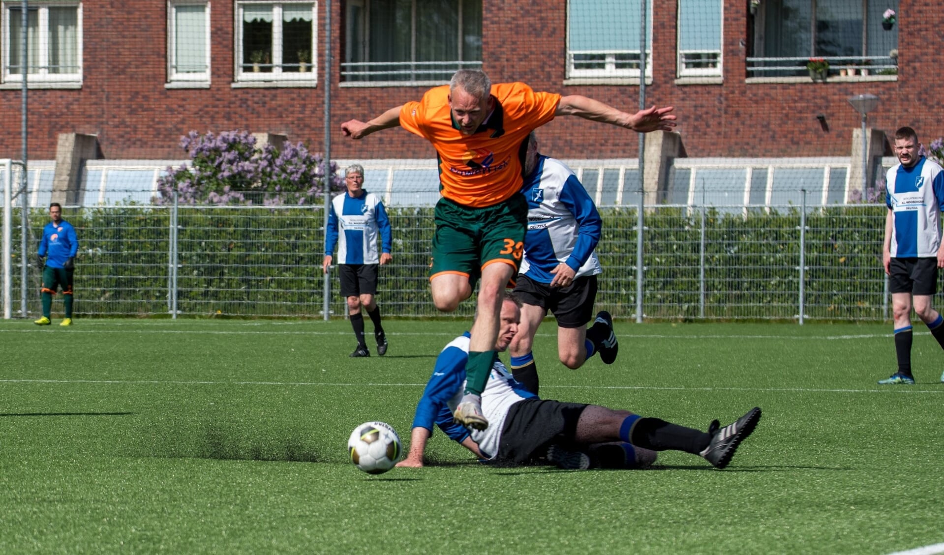 SV Onderdendam rekende zaterdag af met NEC Delfzijl 5. 