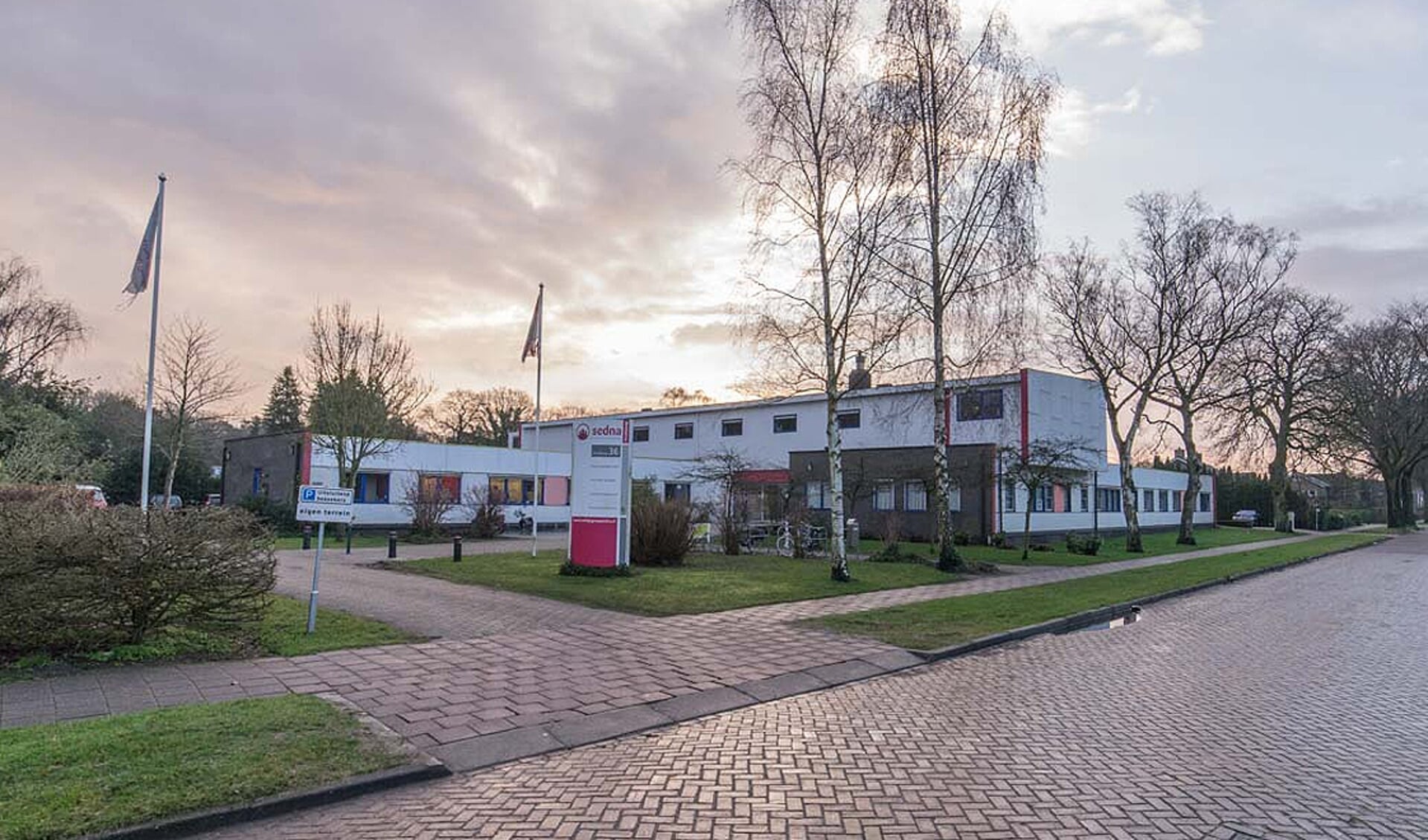 De locatie waar de nieuwe woningen gebouwd worden.