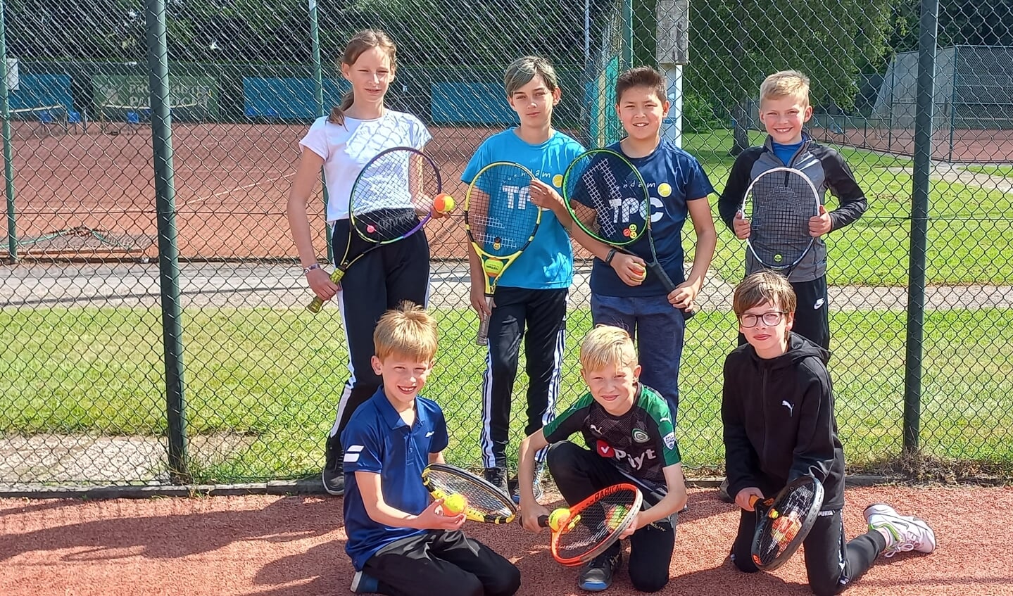 De jonge kampioenen van TPC Veendam.