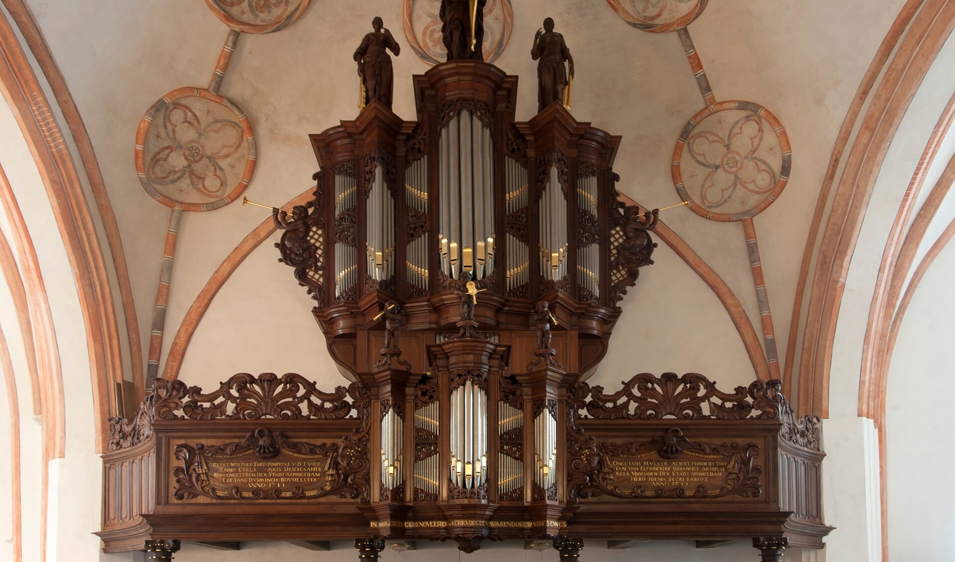 Het Hinsz-orgel in de Nicolaikerk (foto Terry Benjamins).