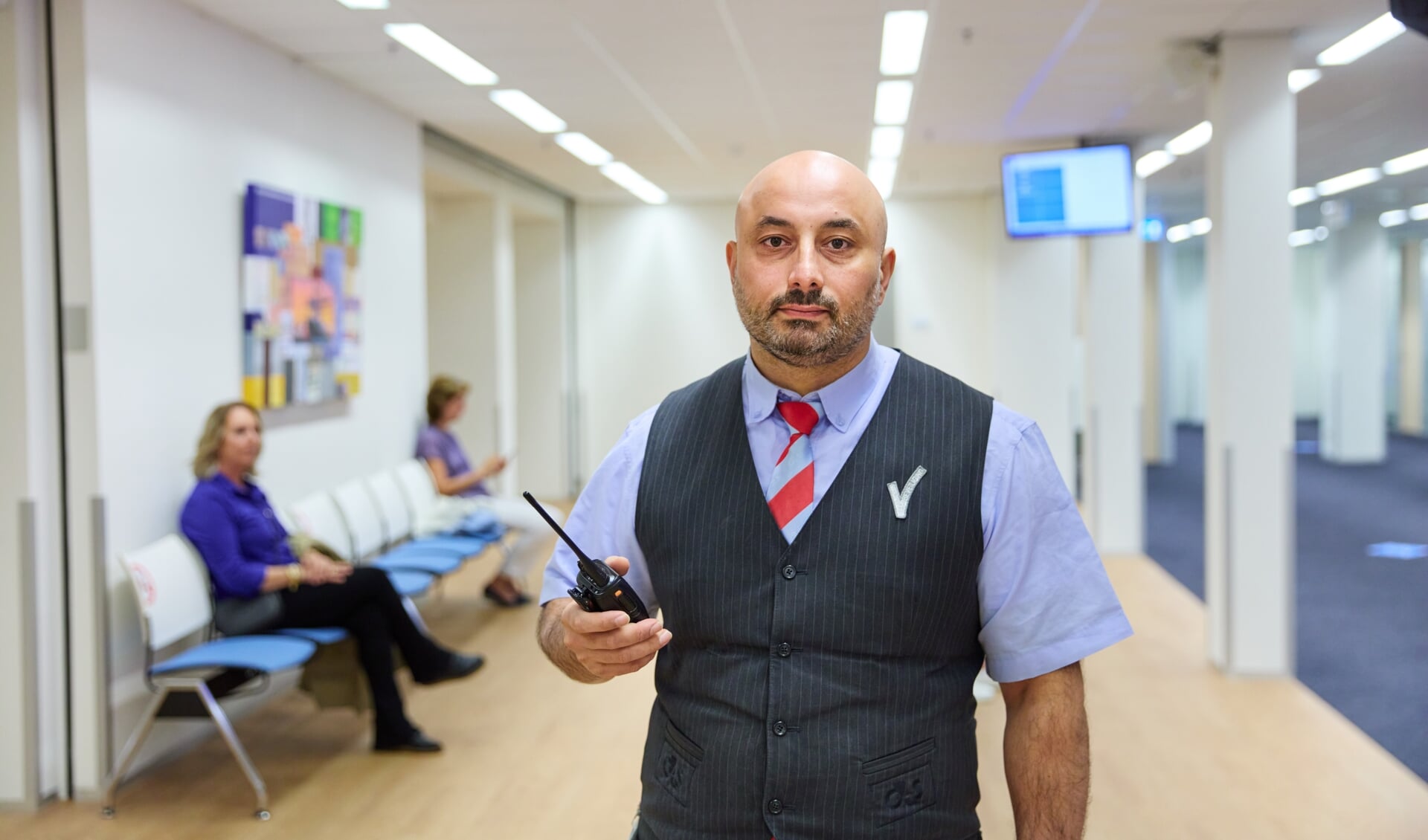 Beveiligers hebben goede vooruitzichten op werk. (foto: UWV)