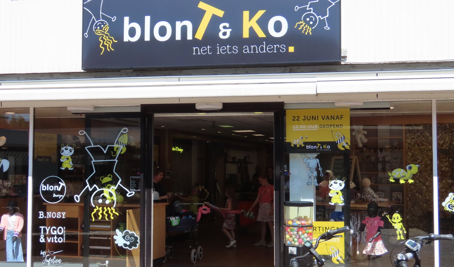 De nieuwe winkel van blonT & Ko in Beilen.